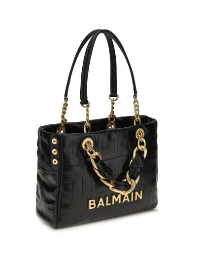 Balmain Shoulder Bag In Black