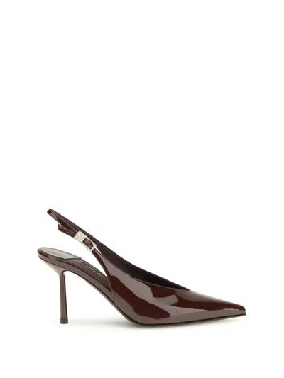 Le Silla Clivage Slingback Heel In Brown