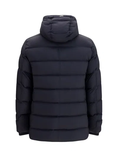 Herno Matte Waterproof Goose Down Down Jacket In Black
