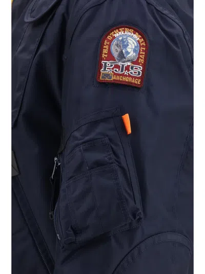 Parajumpers Cargo Pockets Utility Jacket In Blue