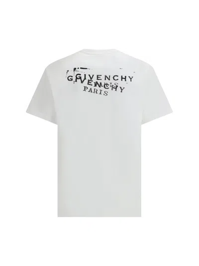 Givenchy Logo-embroidered Cotton T-shirt In White