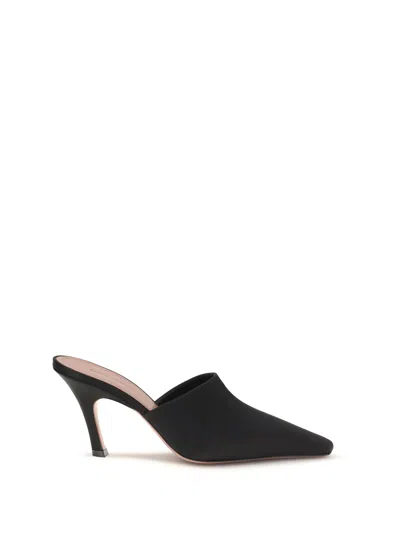 Amina Muaddi Jamie Mule In Black