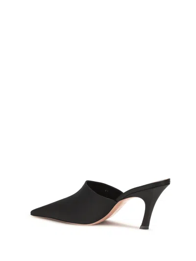 Amina Muaddi Jamie Mule In Black