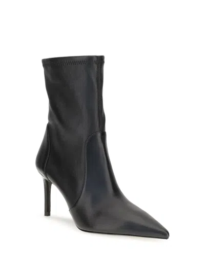 Stuart Weitzman Pointed-toe Stiletto Ankle Boot In Multi