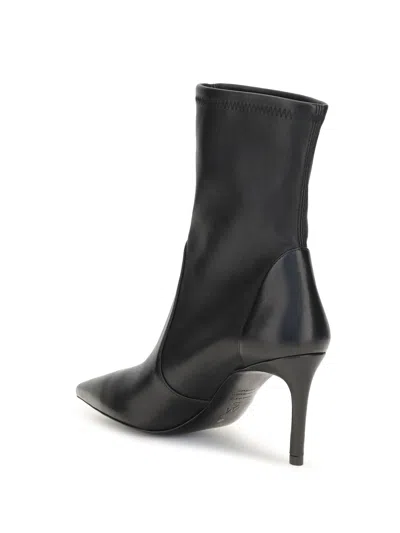 Stuart Weitzman Pointed-toe Stiletto Ankle Boot In Multi