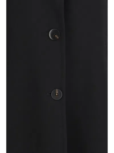 Max Mara Studio Racconto Coat In Black
