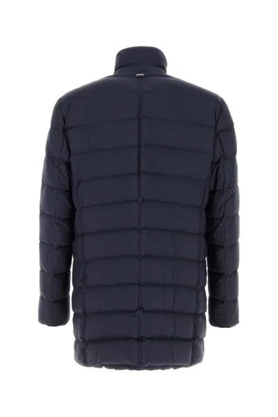Herno Quilted Down Jacket With Detachable Insert In Blue