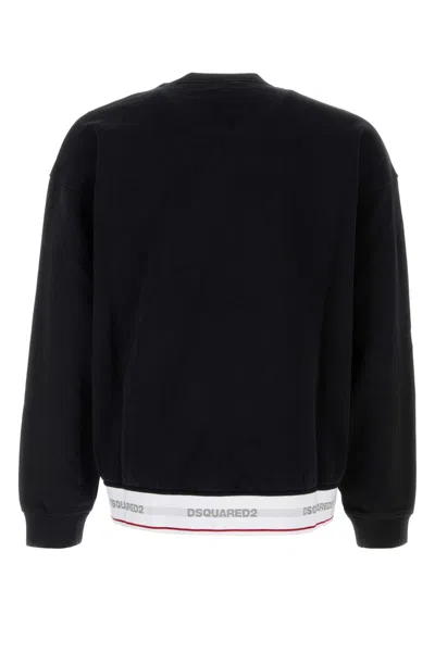 Dsquared2 Elastic Sweatshirt In Black