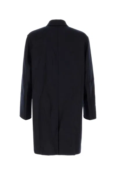 Etro Wool Blend Reversible Coat In Black