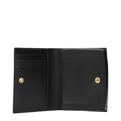 Jil Sander Leather Card Case In Black