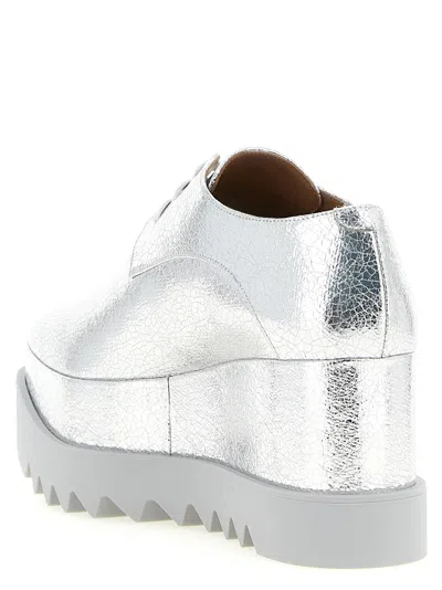 Stella Mccartney Metallic Eva Platform Flat In Silver