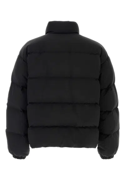 Jil Sander Midnight Blue Nylon-blend Down Jacket In Black