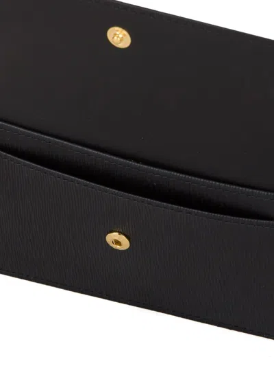 Prada Saffiano Leather Wallet In Black