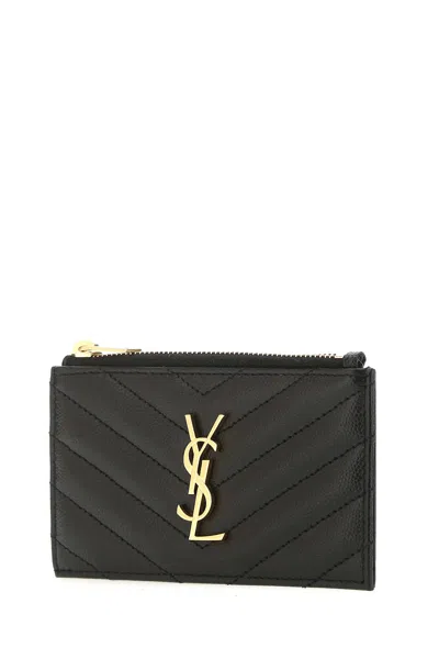 Saint Laurent Card Case In Black