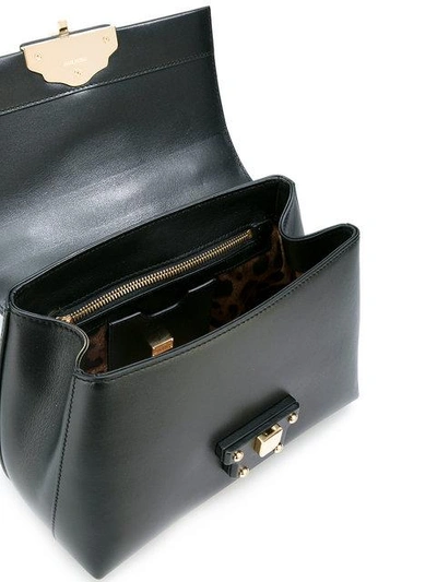 Shop Dolce & Gabbana Handtasche Mit Nieten - Schwarz In Black