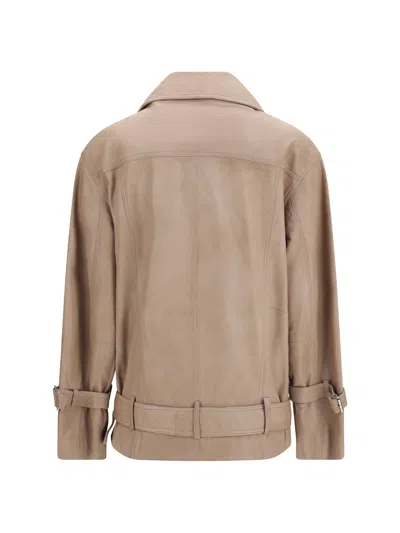 Pinko Leather Biker Jacket