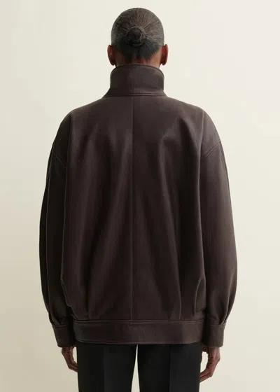 Arma Paula Vegetal Leather Jacket In Brown
