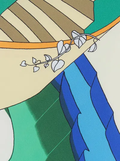 Tory Burch Silk Scarf-print Blouse In Multi