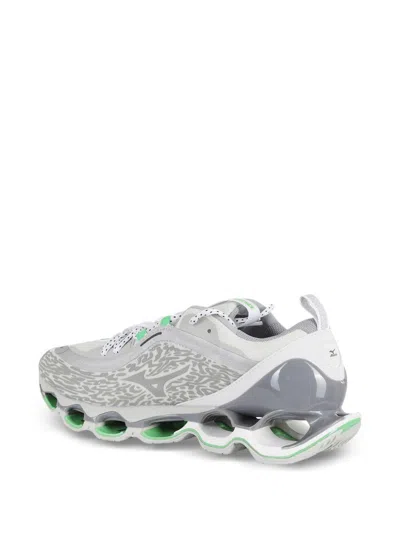 Mizuno Wave Prophecy Sneaker In Silver