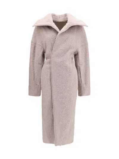Rick Owens Coat In Rose