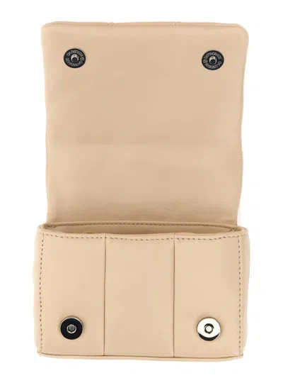Stand Studio Full-grain Leather Shoulder Bag In Ivory