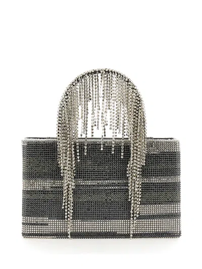 Kara Crystal-adorned Top Handle Bag In Multicolor