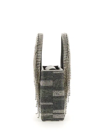 Kara Crystal-adorned Top Handle Bag In Multicolor