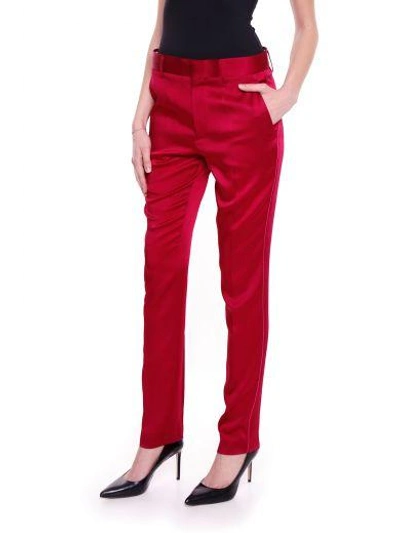 Shop Haider Ackermann Kuiper Trousers In Rosso|rosso