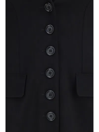 Dolce & Gabbana Single-breasted Stretch Wool Blazer In Black