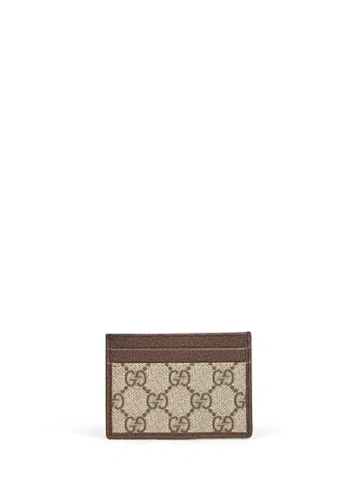 Gucci Card Case In Beige