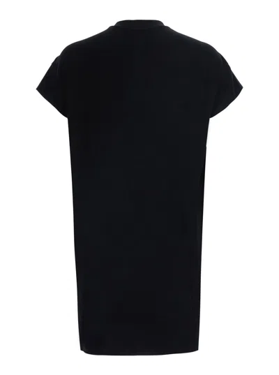 Rick Owens Oversized Cotton T-shirt In Black