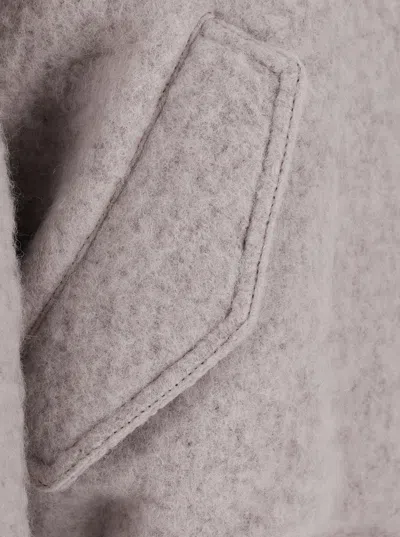 Rick Owens Bomber Jacket In Gray