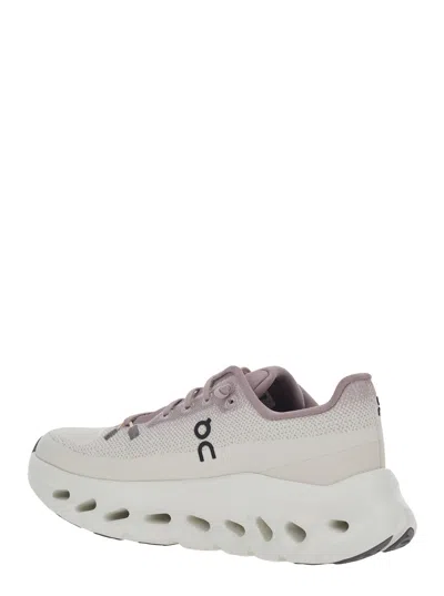 On Running Cloudtilt Lightweight Womans Sneakers In Beige And Violet In Pink