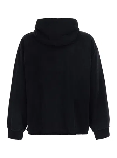 Found Giraffe Embroidered Sweatshirt In Black