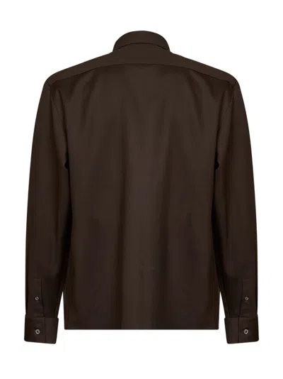 D 4.0 Virgin Wool Overshirt In Multi