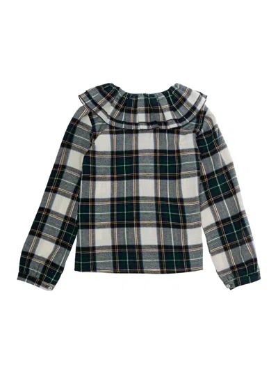 Nanán Plaid Cotton Blouse In Multi