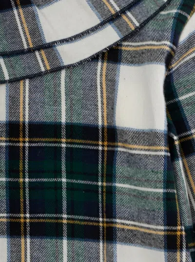 Nanán Plaid Cotton Blouse In Multi