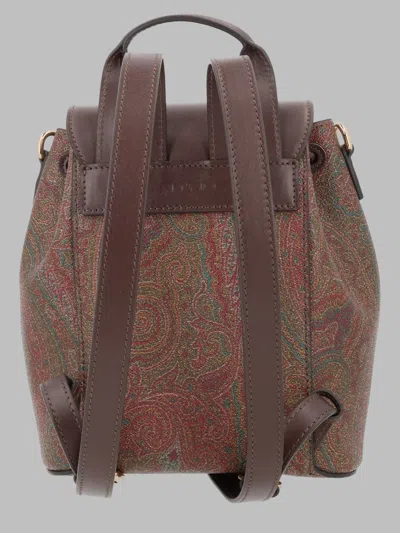 Etro Essential S Backpack In Multicolor