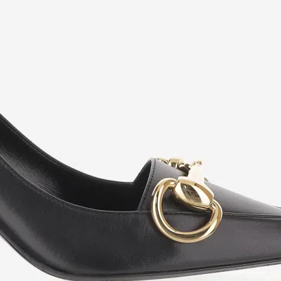 Gucci Boulevard Leather Pump In Black