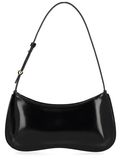 Jacquemus Mini Shoulder Handbag With Adjustable Strap In Black
