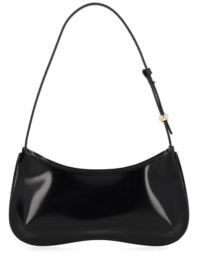 Jacquemus Mini Shoulder Handbag With Adjustable Strap In Black