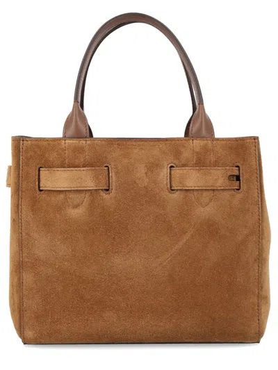 Tom Ford Top Handle Bag In Brown