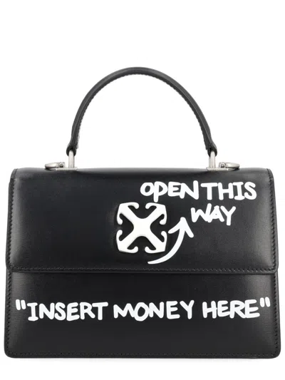 Off-white Jitney 1.4 Shoulder Bag In Black