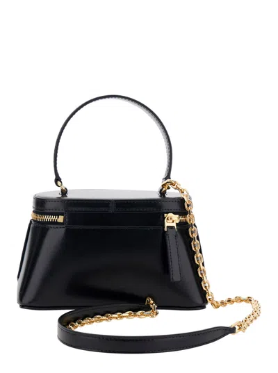 Givenchy Vanity Antigona Leather Handbag With Lettering Logo On The Front In Black