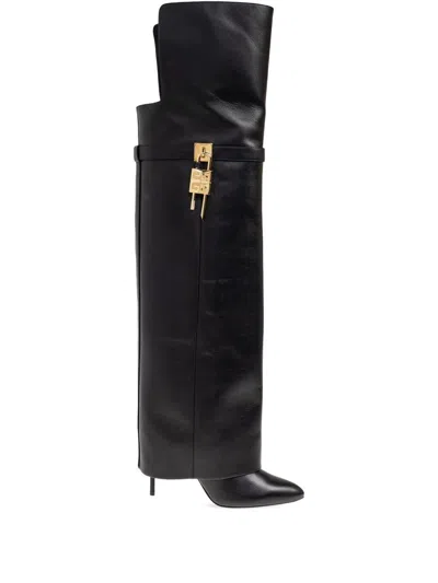 Givenchy Shark Lock Boot In Black
