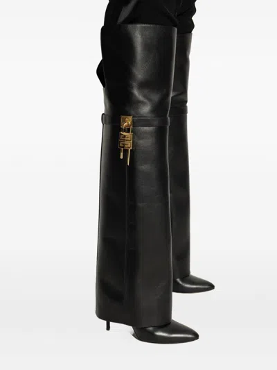 Givenchy Shark Lock Boot In Black