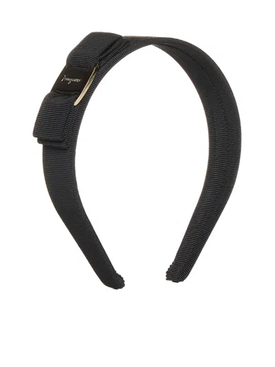 Ferragamo Headband In Black