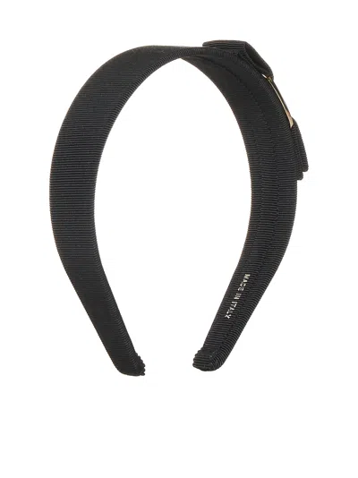 Ferragamo Headband In Black