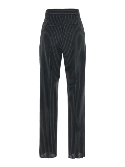 Max Mara Studio Pantalone Lungo Enfasi In Black