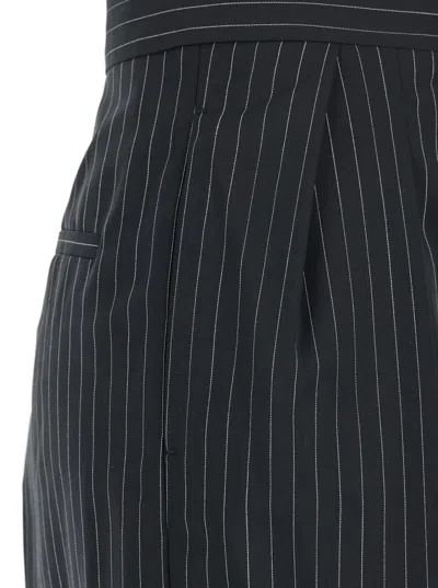 Max Mara Studio Pantalone Lungo Enfasi In Black
